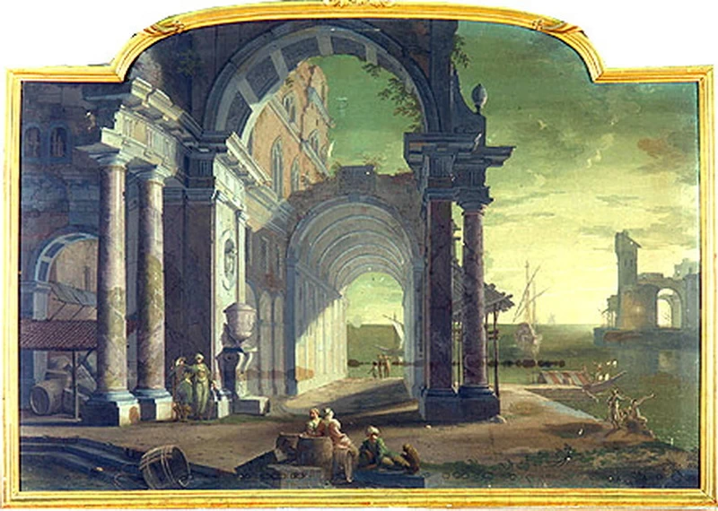 Paeaggio con rovine - Musei Civici, Bologna